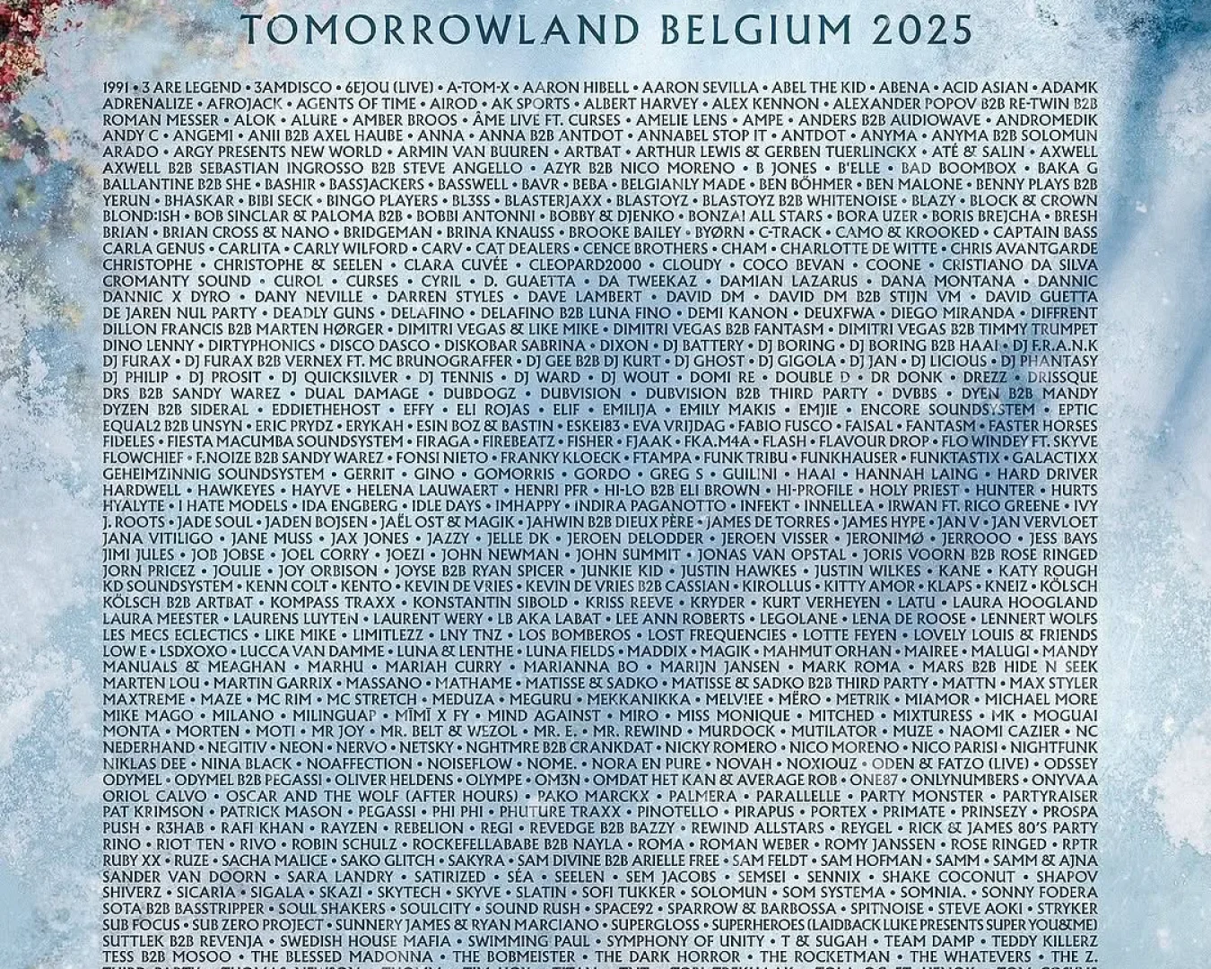 WHITE INSIDE DanceSignal tomorrowland 2025